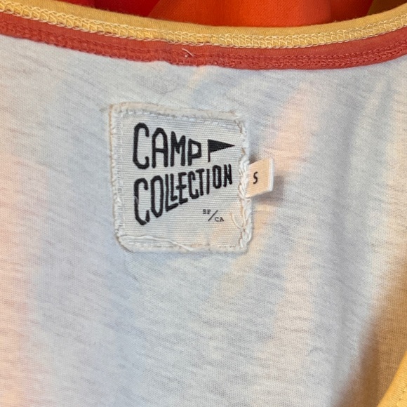 Retro White Tank Top with Trim - Picture 4 of 4